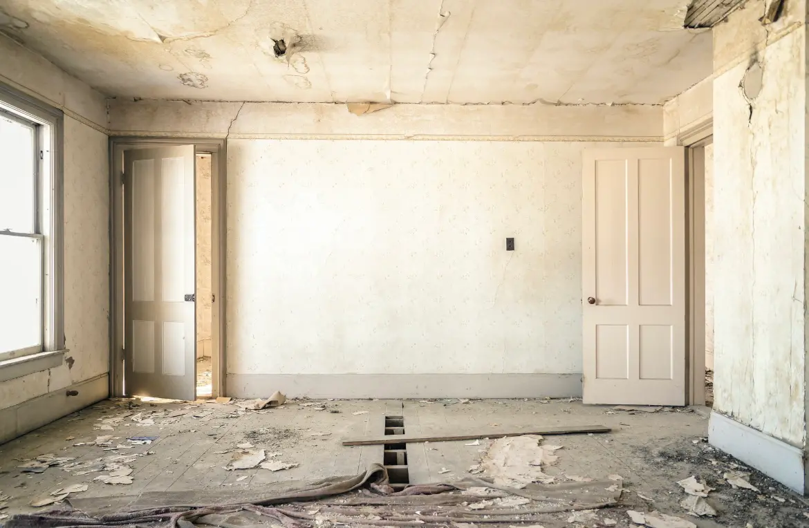 Waste disposal crew managing a cleanout project in East Huntingdon